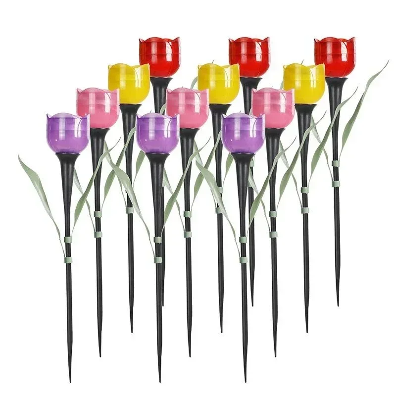 1Pcs Garden Tulip Flower Shape - Smart Garden Light Camera 评论和价格