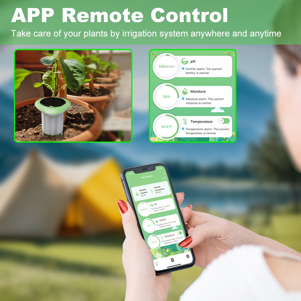 Smart WIFI Solar Soil Tester S - Smart Soil Sensor 评论和价格