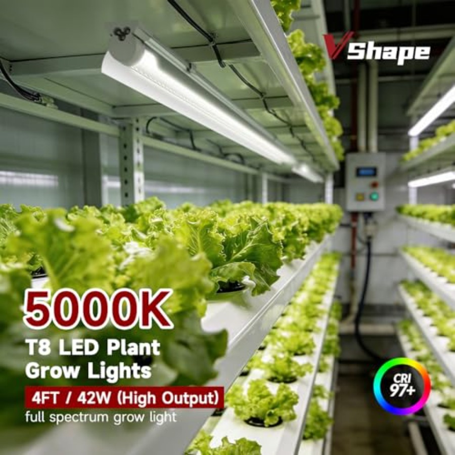 8 Pack LED Grow Light 4FT, 500 - Plant Grow Light Full Spectrum 评论和价格