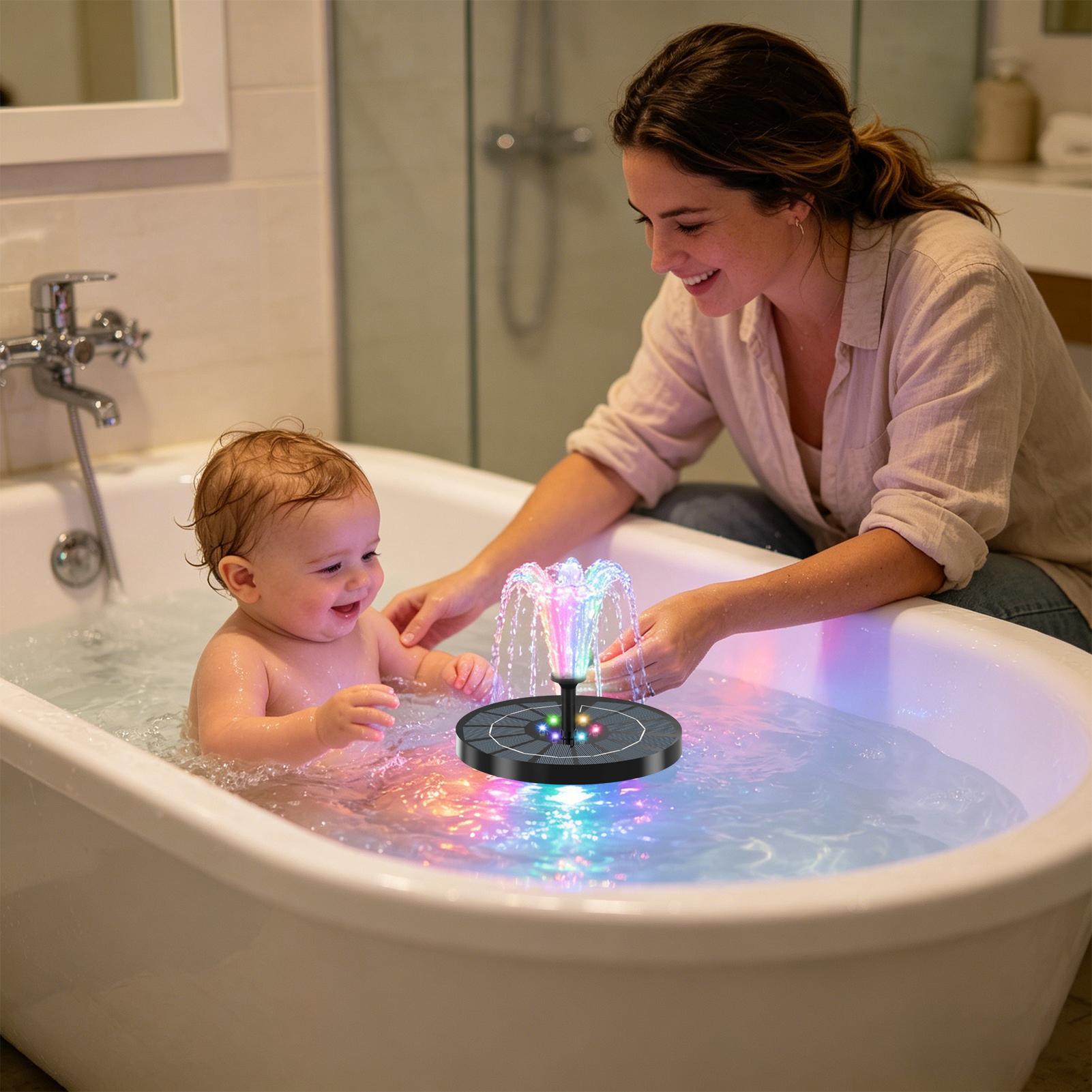 Floating Solar Bird Bath Fount - Smart Garden Light Camera 评论和价格