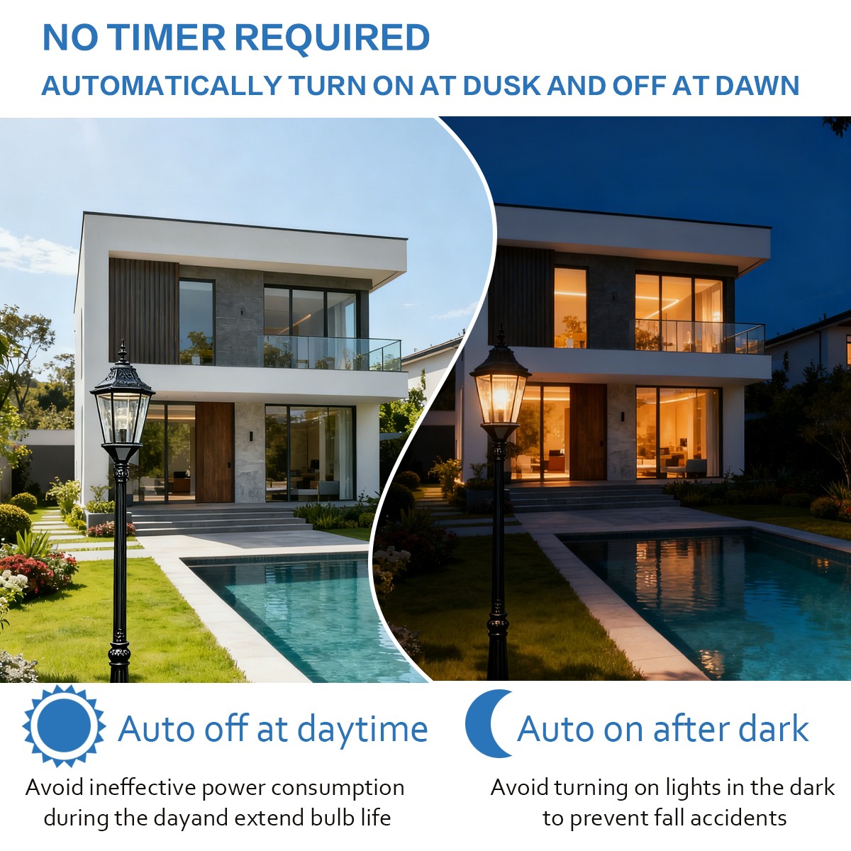 10pcs Auto ON OFF Sensor Light - Smart Garden Light Controller 评论和价格