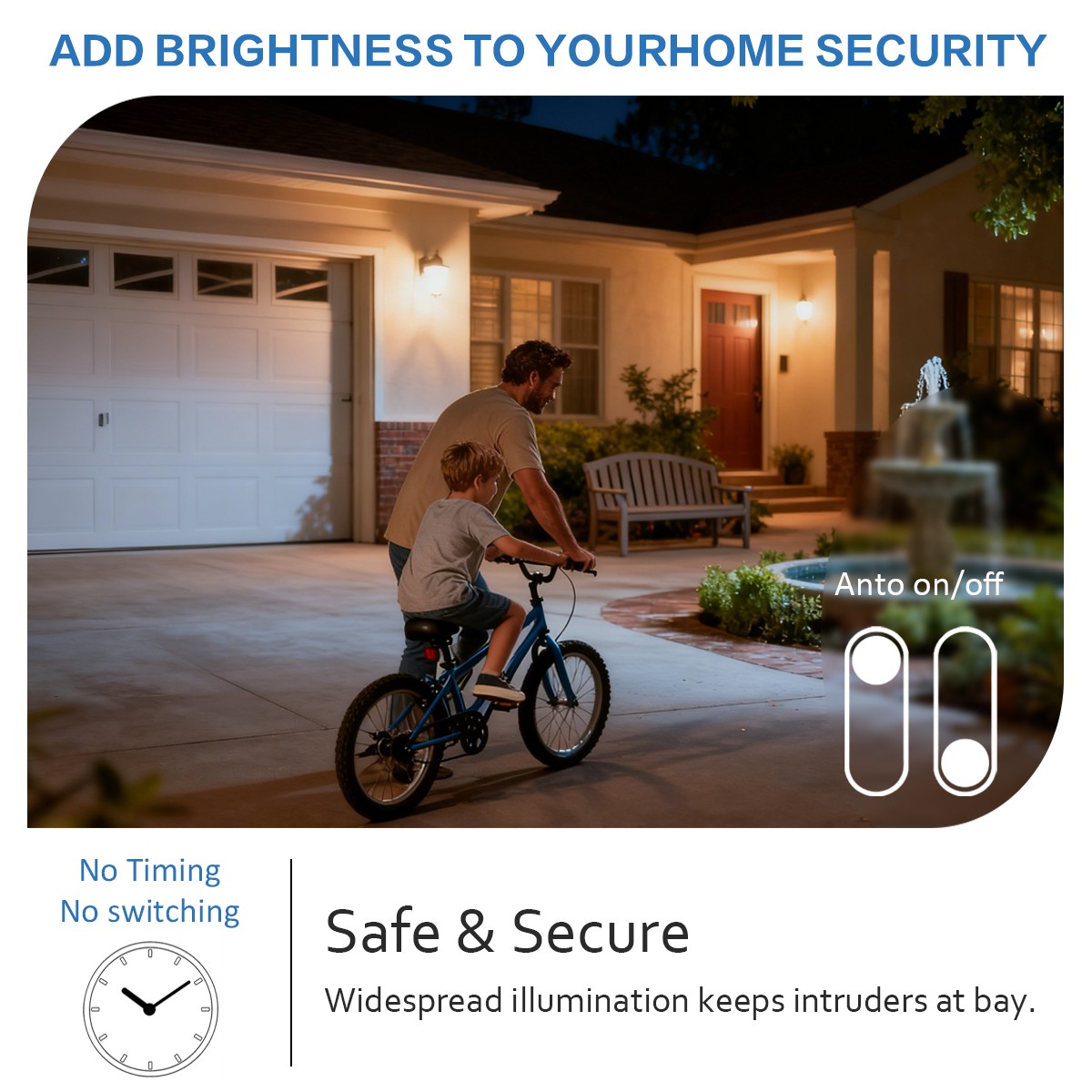 10pcs Auto ON OFF Sensor Light - Smart Garden Light Controller 评论和价格