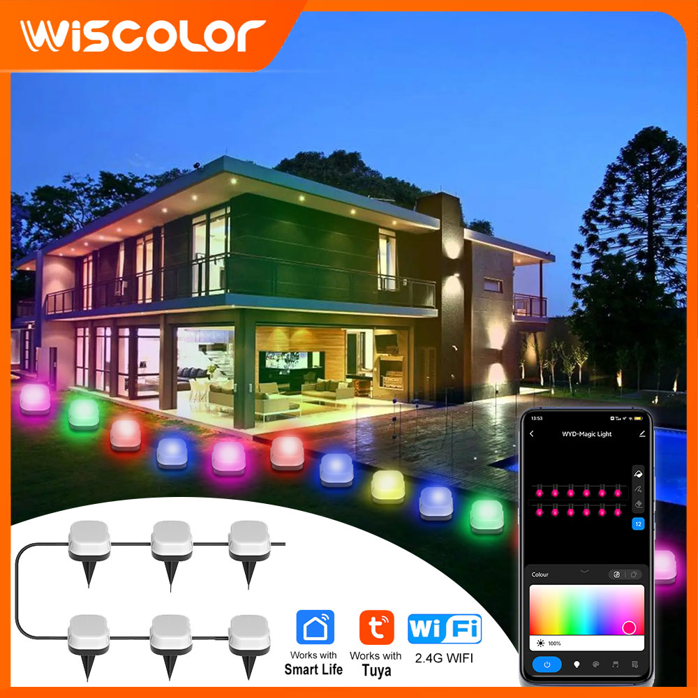 RGB Lawn Light IP65 Outdoor Gr - Smart Garden Light Controller 评论和价格