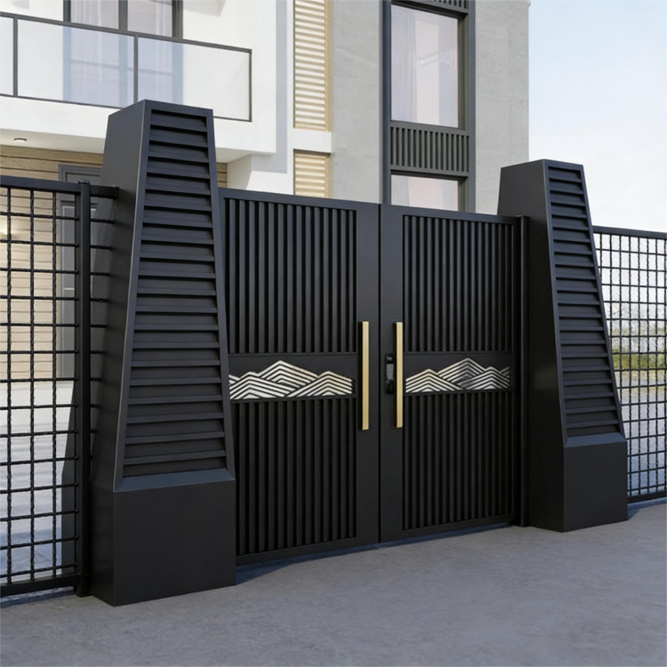 Aluminum Double Gate Automatic - Smart Garden Gate 评论和价格