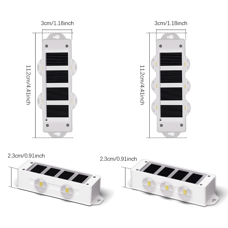 Pop 4Pcs Solar Wall Lights Wit - Smart Garden Fence & Balcony Hanging Planter 评论和价格